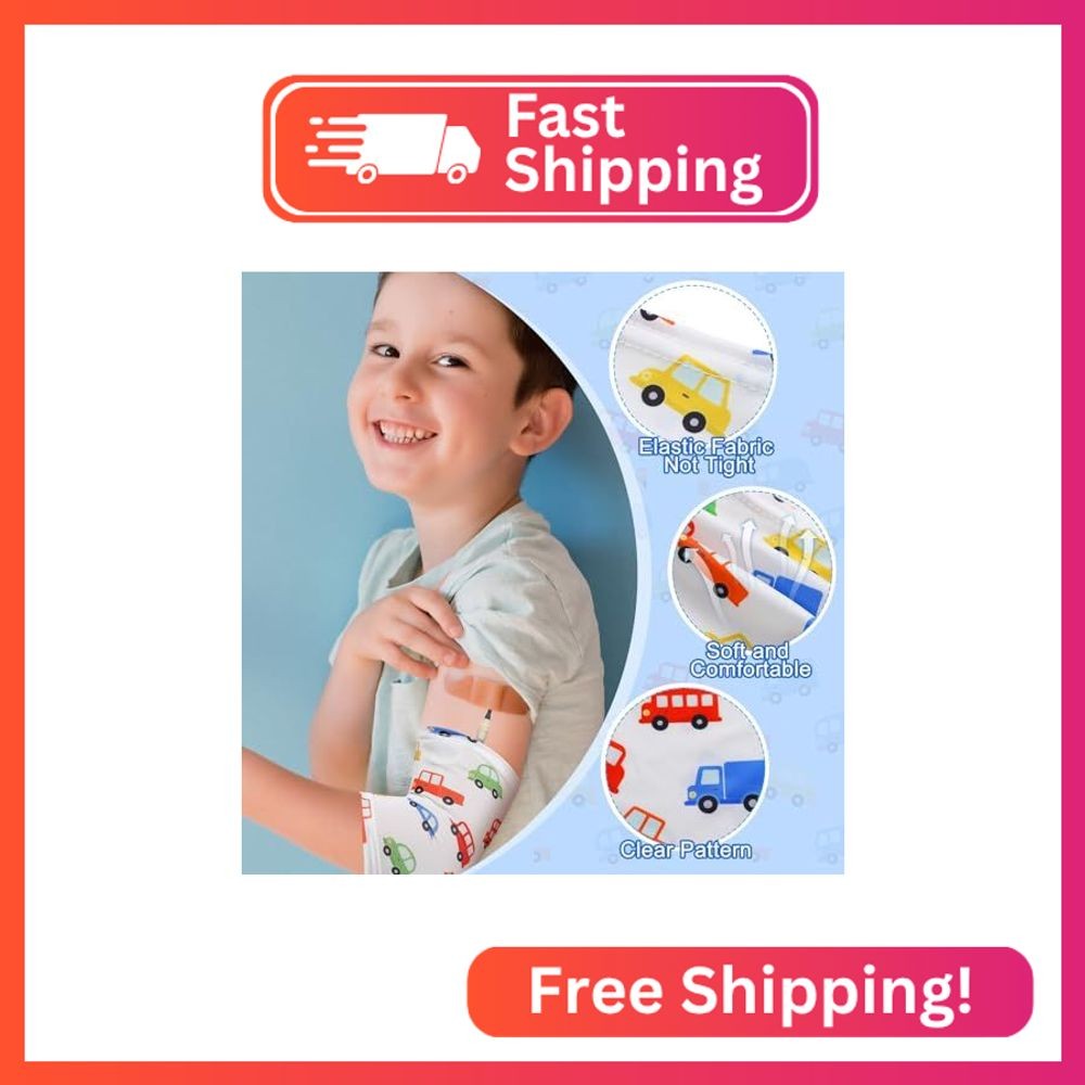 Cuffbow 12 Pcs PICC Line Sleeve Cover for Kids Protector 12 Patterns Reusable Nu