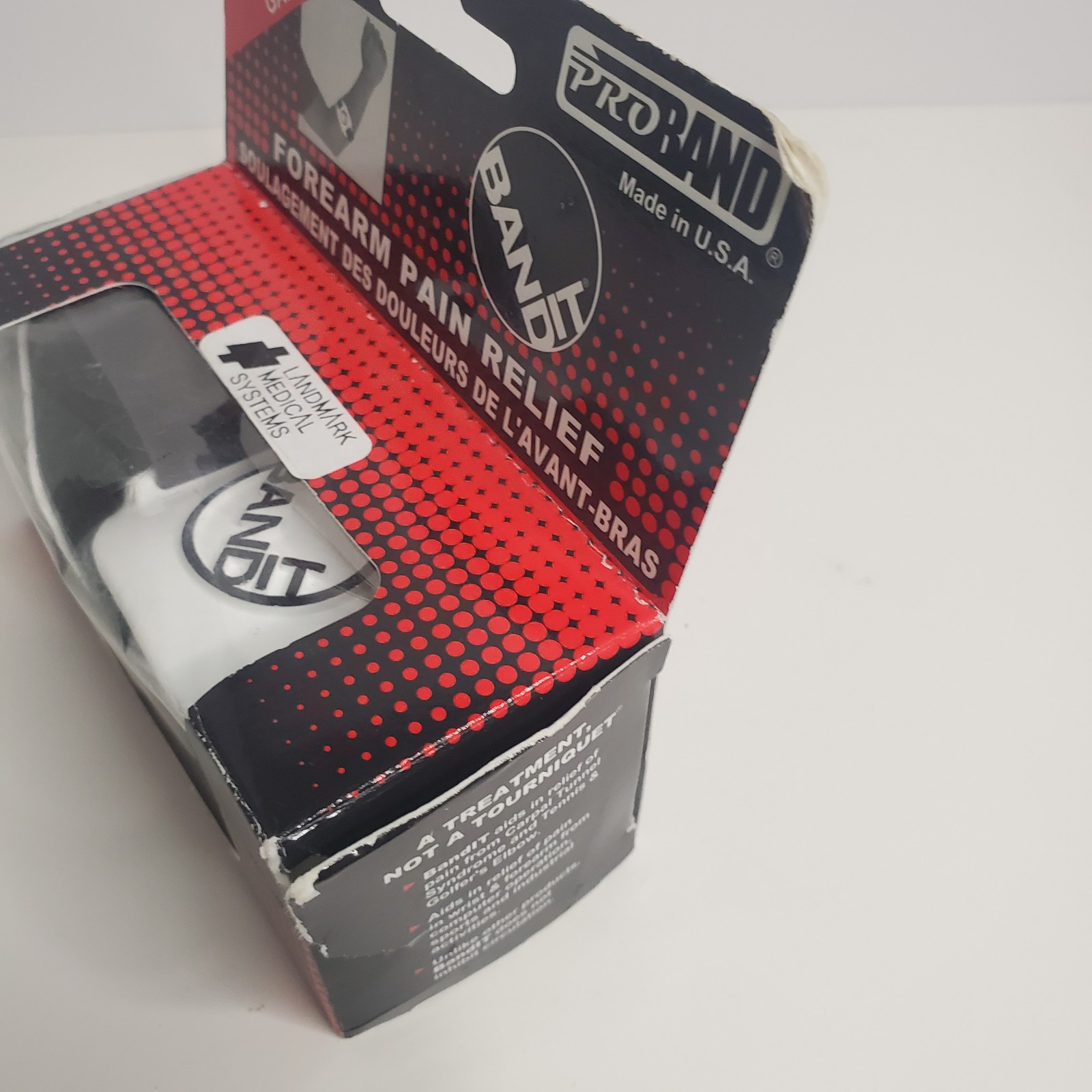 ProBand Bandit Therapeutic Forearm Pain Relief Band Reduces Pain NEW OPEN BOX