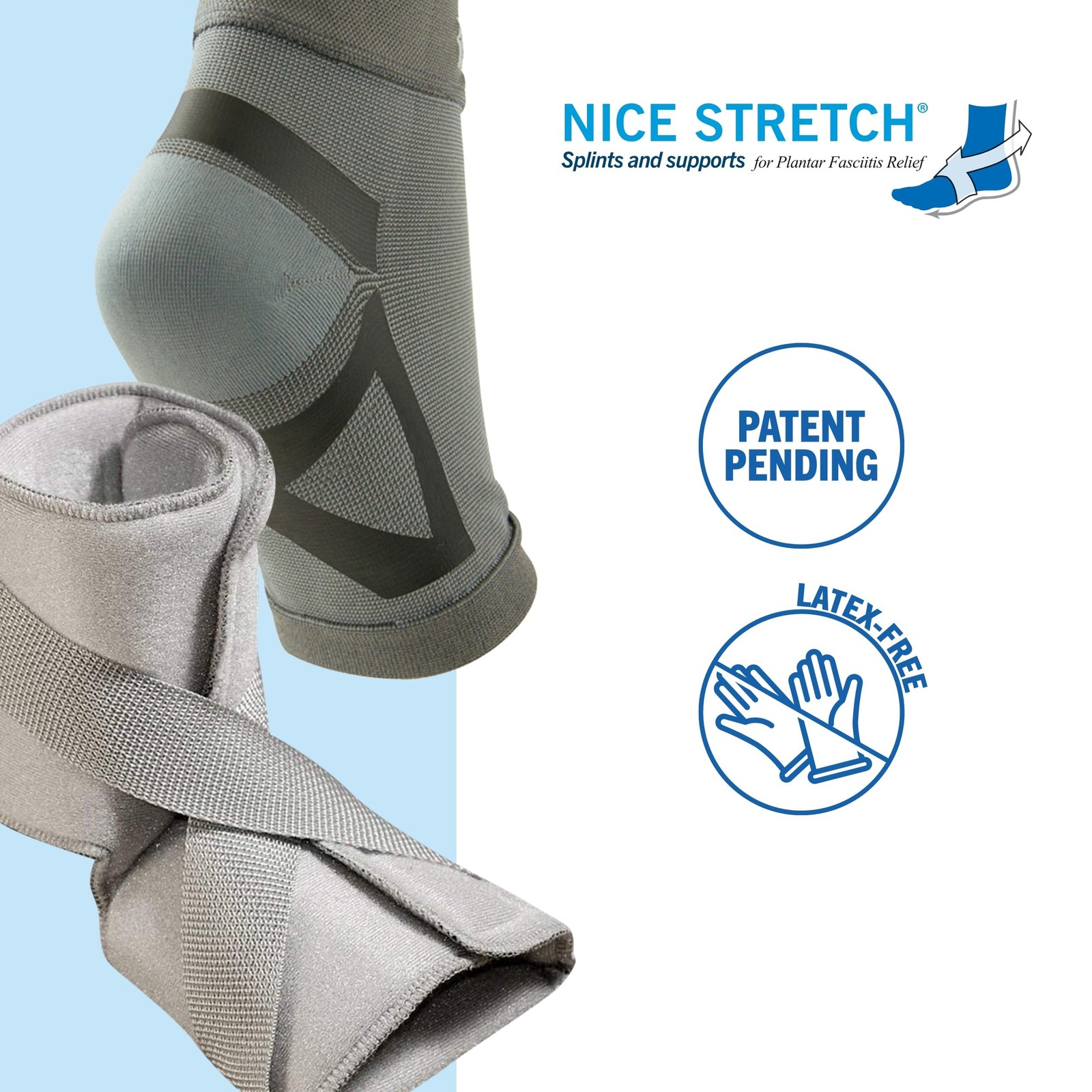 Brownmed – Nice Stretch Total Solution Plantar Fasciitis Relief Kit – Includes