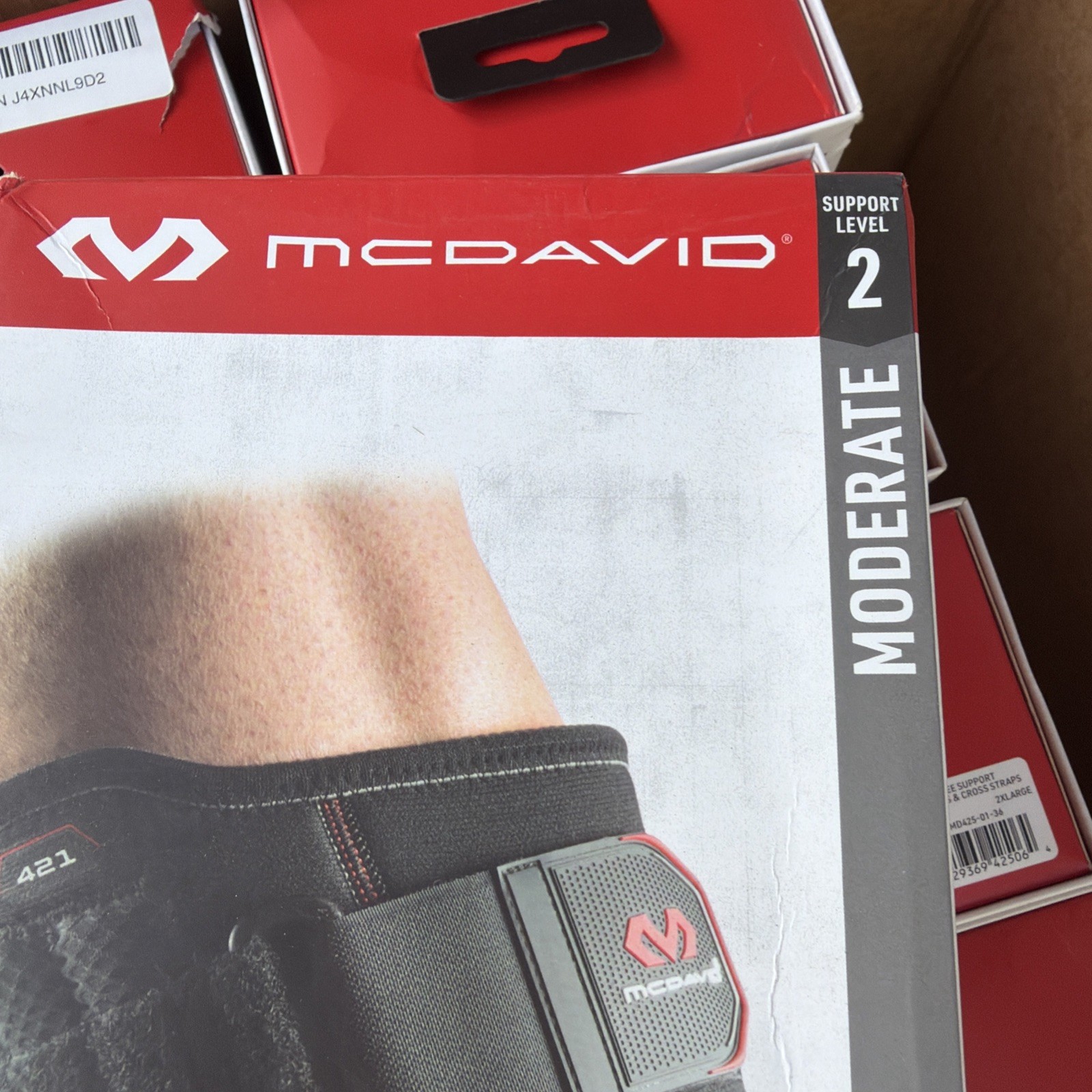 Mcdavid Level 2 Knee support w/ stays size XX-large 17.5-19