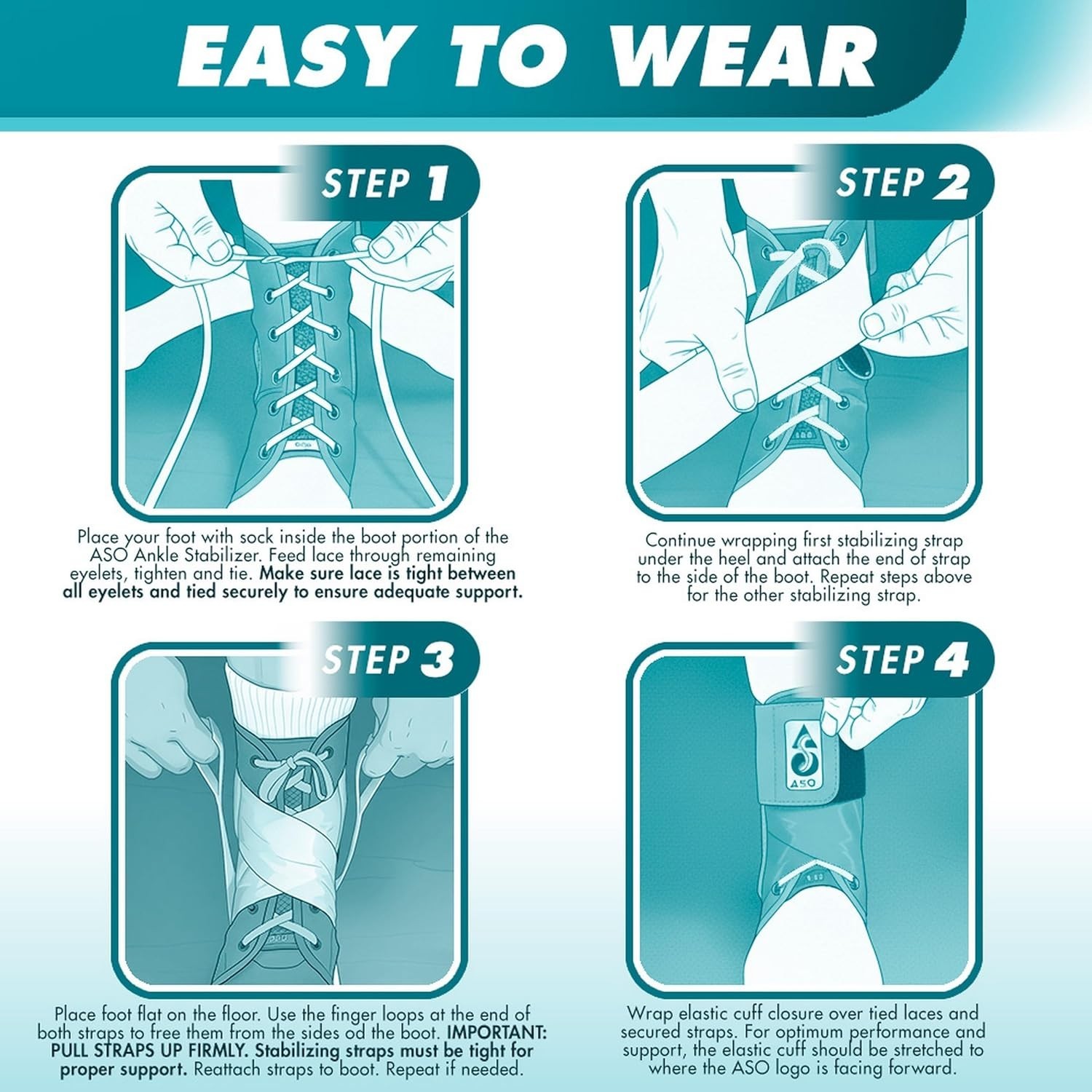 Adjustable Ankle Support for Arthritis & Tendonitis