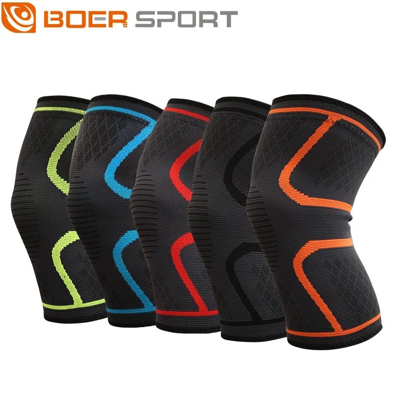 Sports Knee Support Brace Compression Sleeve for Meniscus Arthritis Pain Relief