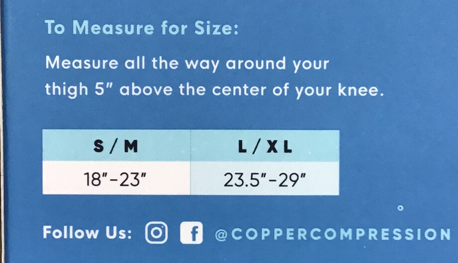 Copper Compression Pro+ Full Leg Sleeve Black