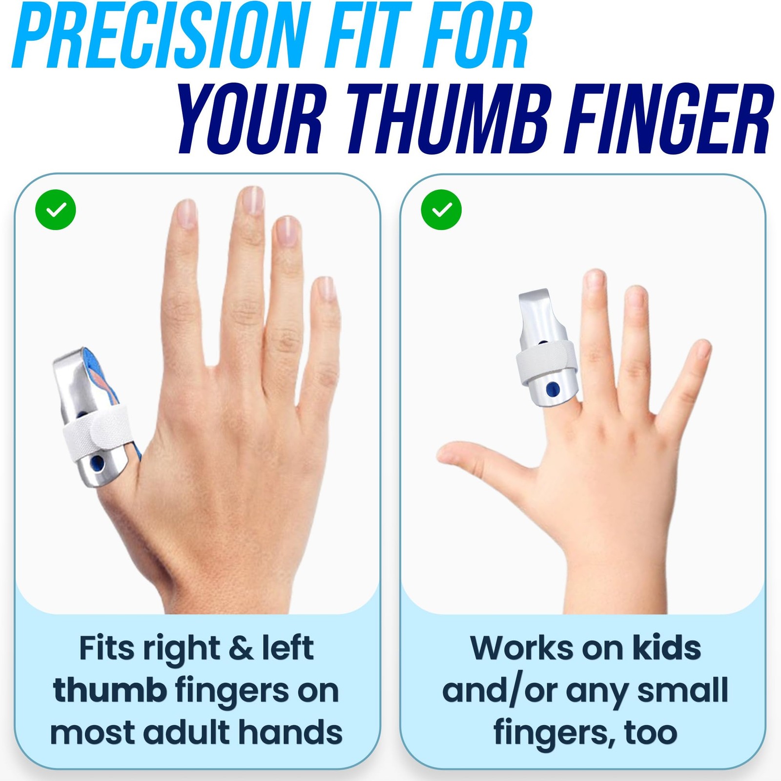 Thumb Brace (2 Pack) Trigger Splint, Splint for Pain Relief
