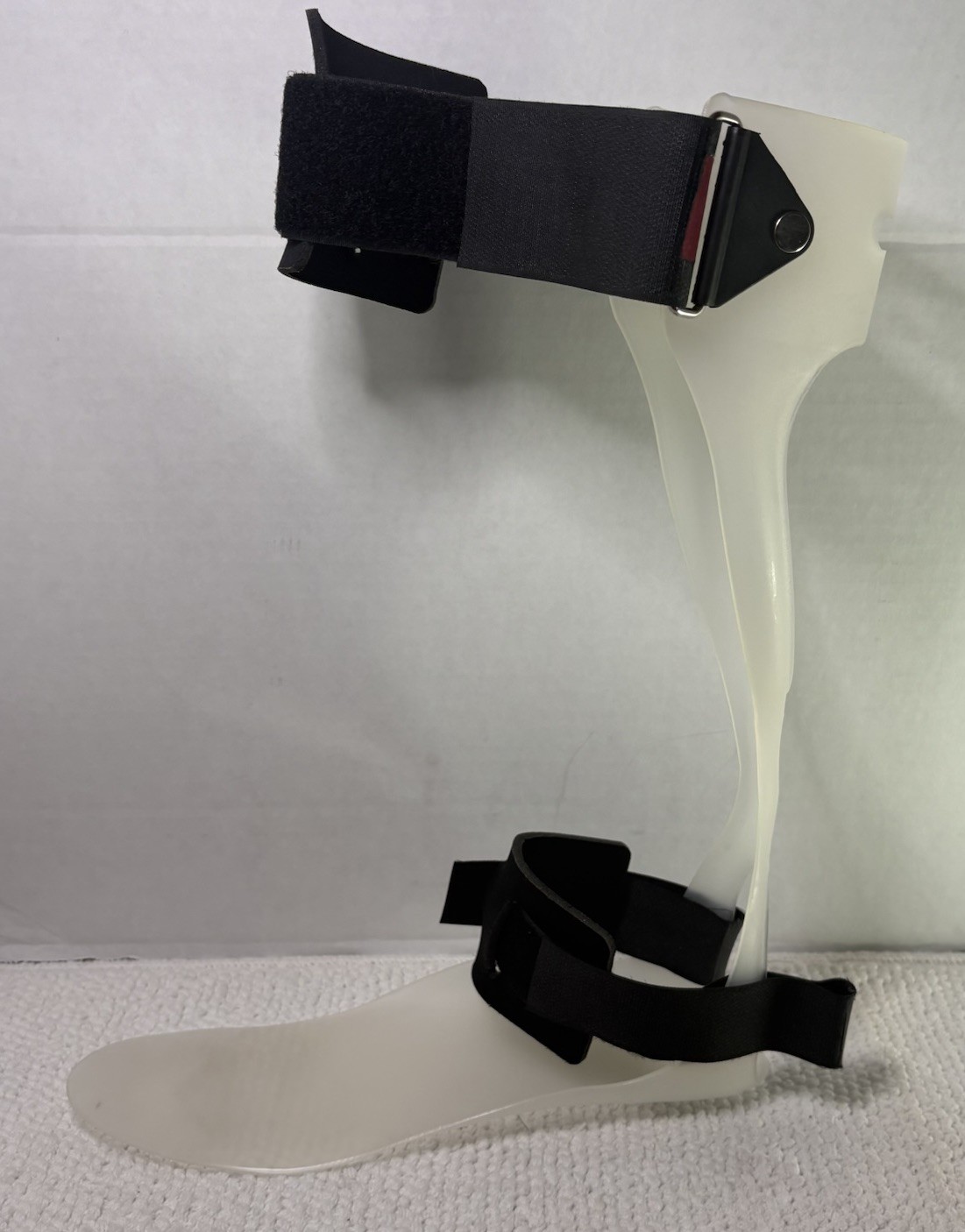 Ortonyx AFO Drop Foot Brace Left Foot w/ Adjustable Hook & Loop Straps Support