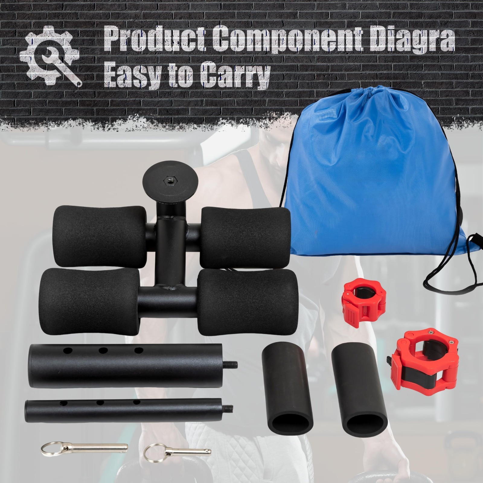 Tib Bar Tibialis Trainer for Runners | Durable Steel, Foam Padding, Prevents Shi