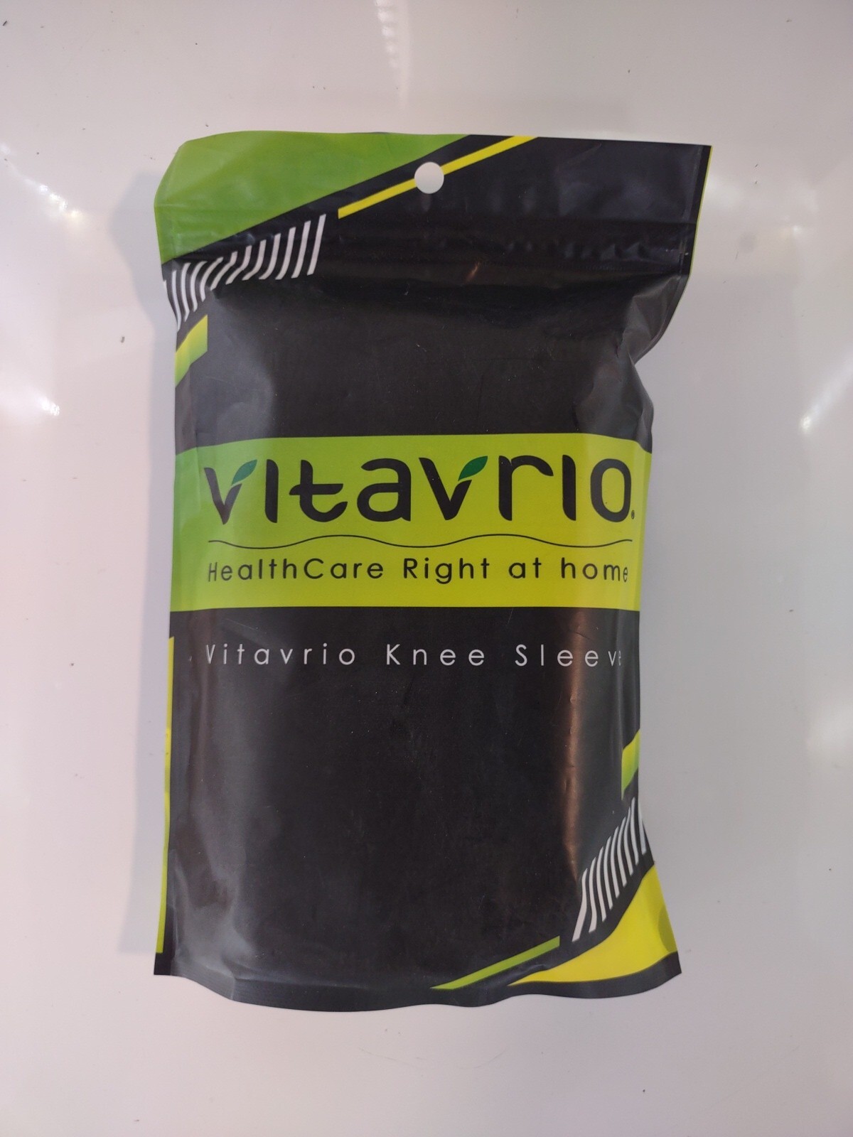 Vitavrio Fitness Compression Knee Sleeve Non-slip Elastic Breathable Support L