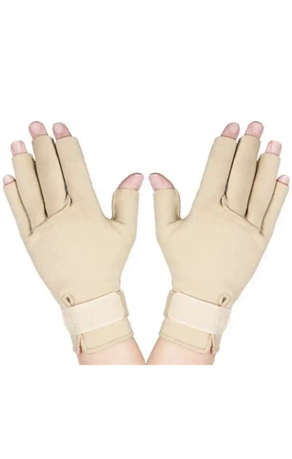 Therall Arthritis Medical Gloves, Half Finger for Pain Relief. Sz Sm * 83495