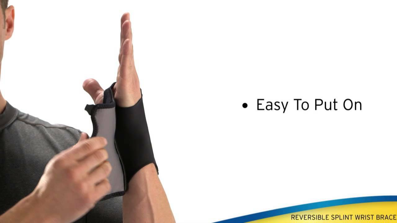3M FUTURO Comfort Stabilizing Reversible Splint Wrist Brace Adjustable Support