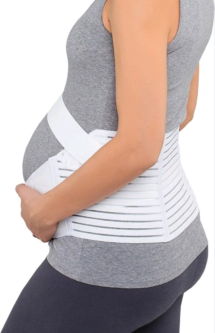 Bell-Horn Maternity Abdominal Support Belt Abdomen Support White Women’s Size Sm