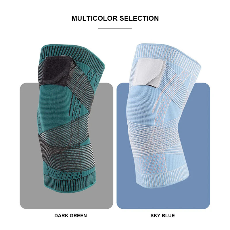 Unisex Sports Knee Support – Elastic, Compression Fit for Basketball, Volleyball