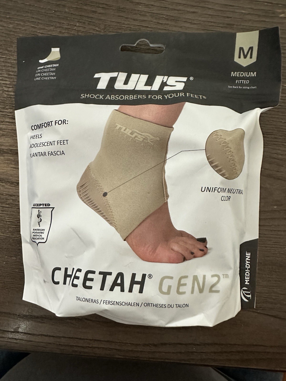 Tulsi’s Cheetah Gen2 Ankle Support + Heel Cup (Youth Medium)
