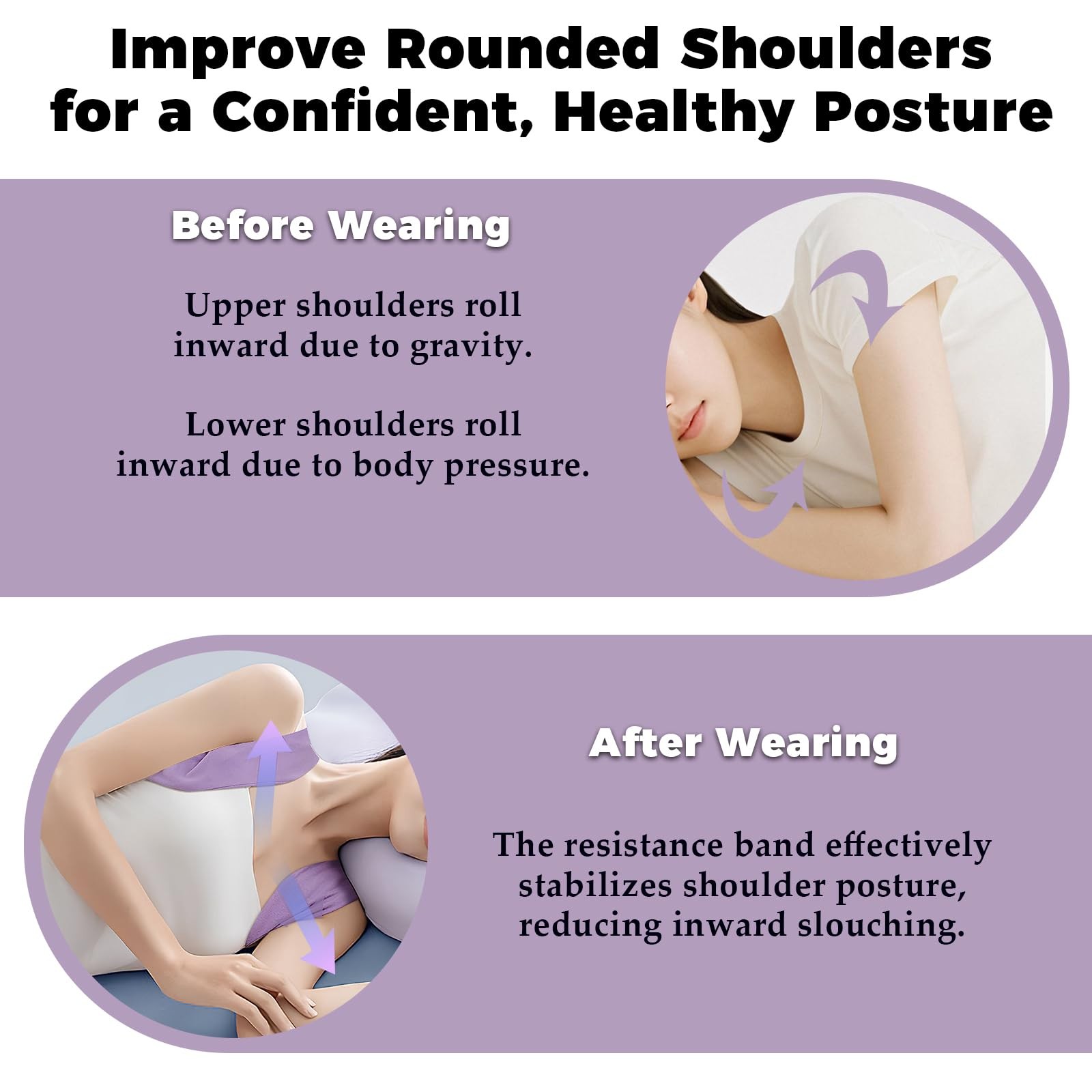 2PCS Posture Corrector Set,Nighttime Posture Brace Sleeping and Adjustable Ba…