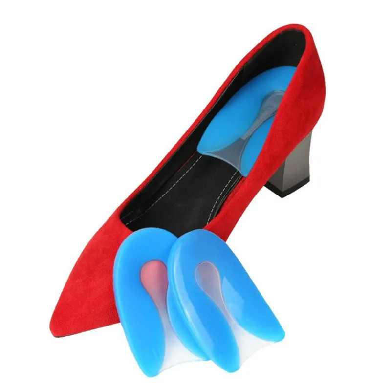 Foot Pain Relief Silicone Gel U-Shape Plantar Fasciitis Heel Protector Heel Spur