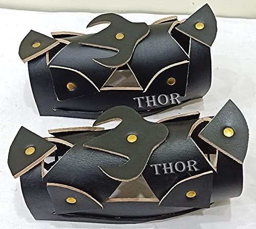 Medieval Arm Guard Armor Spartan Collectibles Leather Halloween Costume Rustic