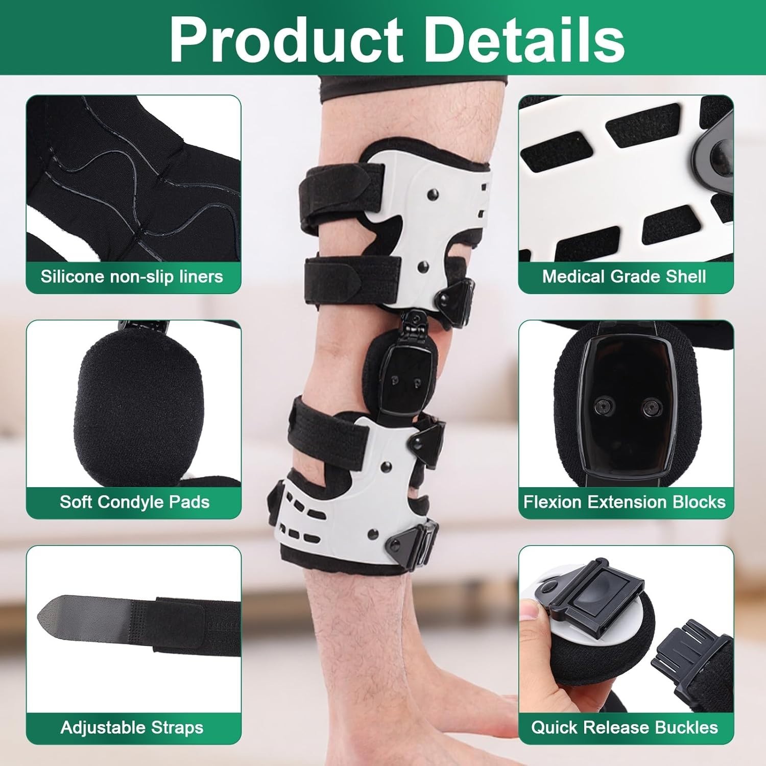 OA Unloader Knee Brace, Support for Arthritis Pain, Osteoarthritis, Bone on Bone