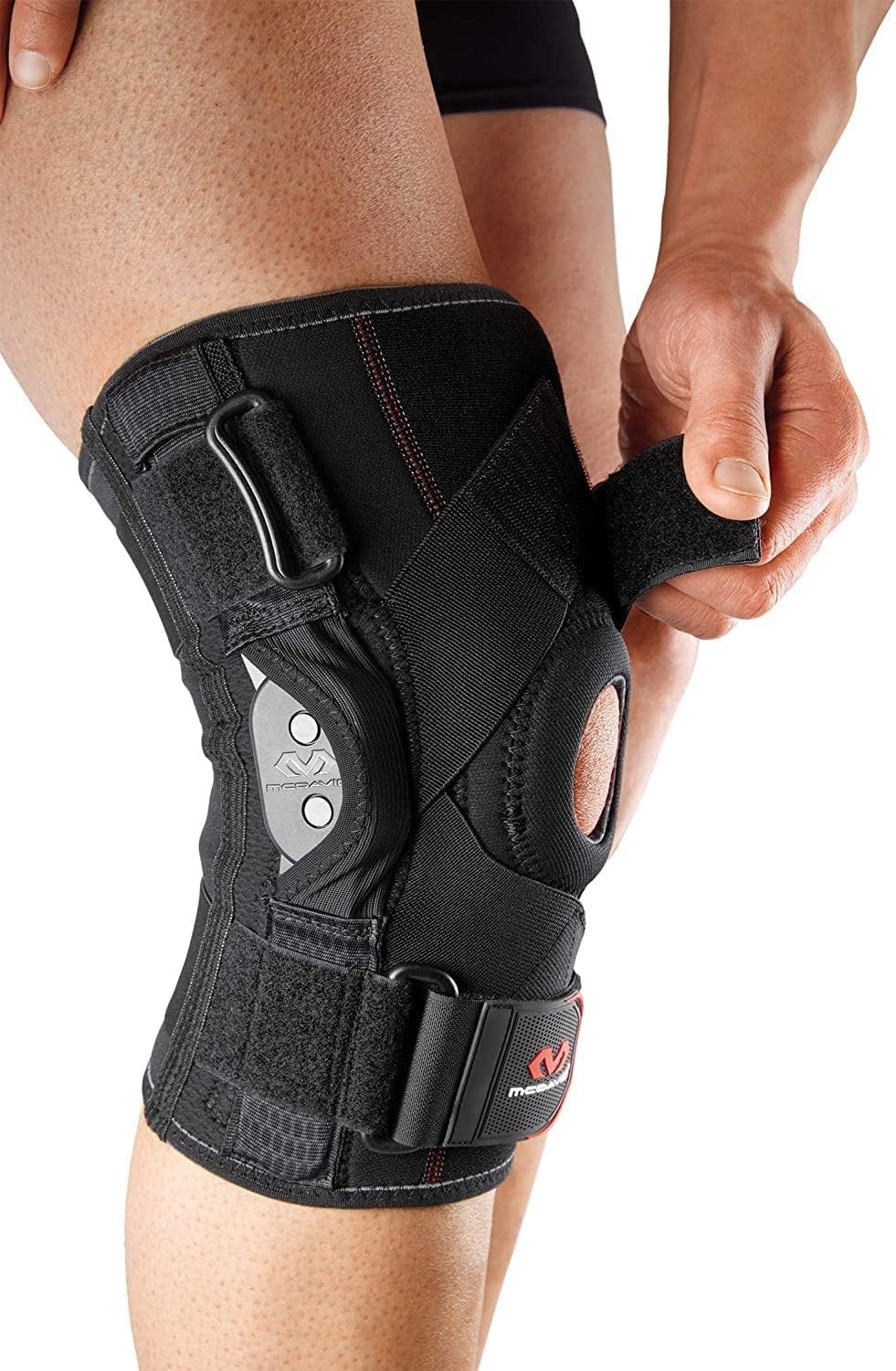 McDavid Hinged Knee Brace With Cross Straps, 429X, Level 3, (Size: Medium)