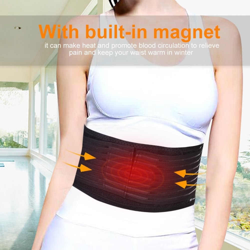 Back Brace,Comfortable Adjustable Compression Waist Support Belt for Abdomina…