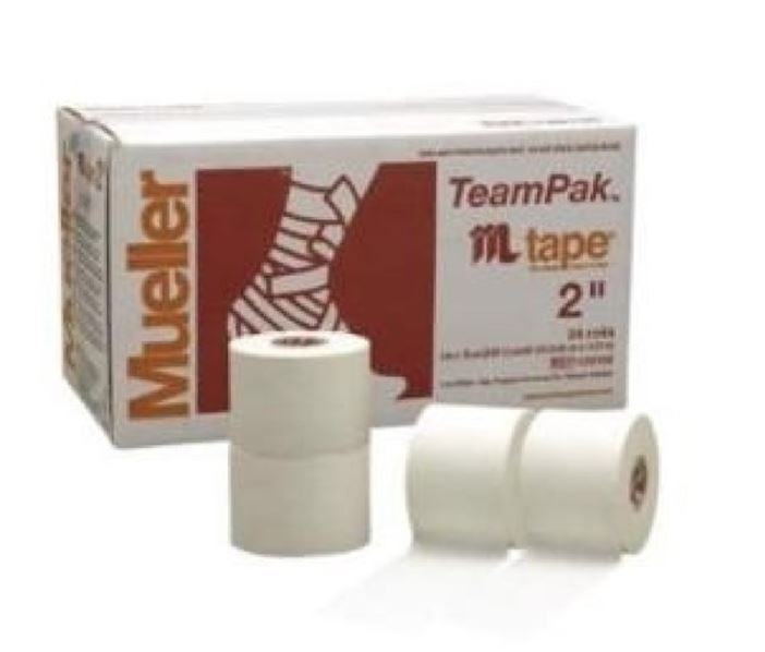 SPORT MTAPE TEAMPAK-24 ROLLS – Size: 2″ x 15 yd. Color: WHITE 130106 MUELLER