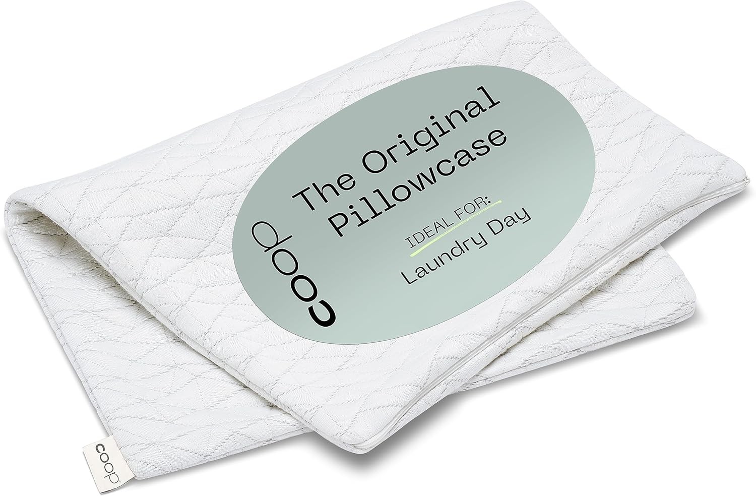 Breathable Machine-Washable Soft Quilted Luxury Protective Pillowcase w/ Zip