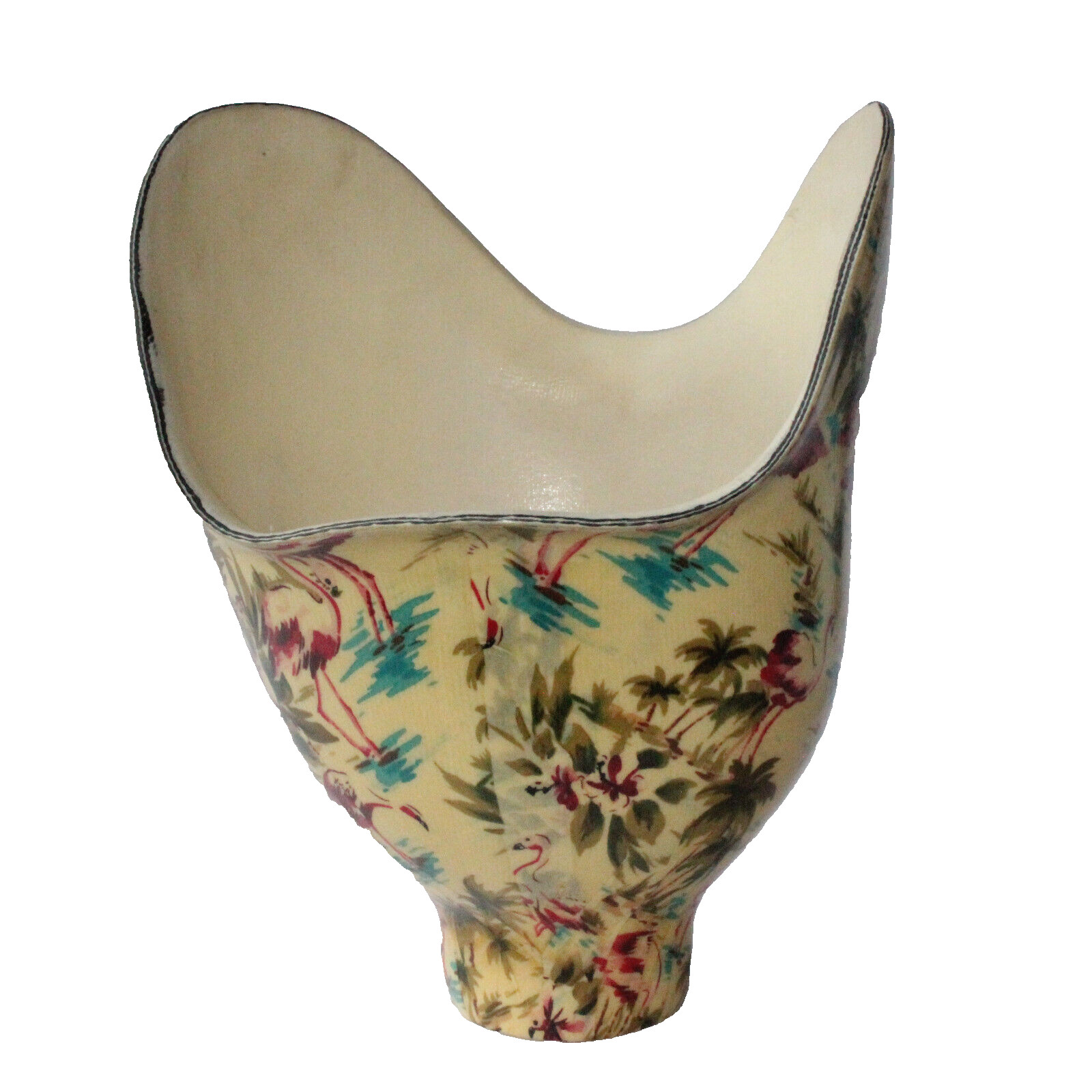 WIDE BASE PROSTHETIC RIGHT LEG ABOVE KNEE FLAMINGO PARADISE SOCKET~W=7″ H=10.5″