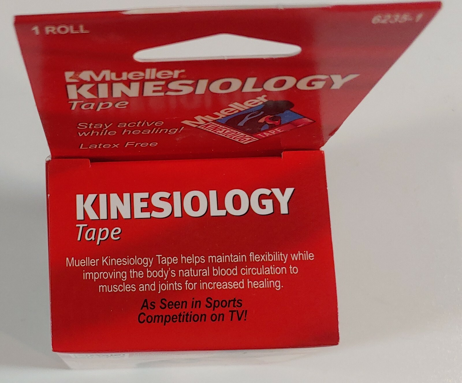 Mueller Sports Medicine Kinesiology Tape 2.0 in x 16.4 ft Black