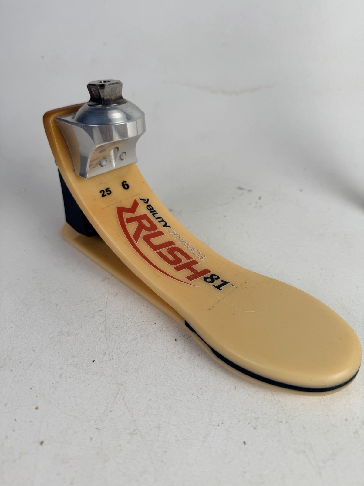 Rush Lopro Low Profile 81 Prosthetic Foot Cat 6 25cm Left Right