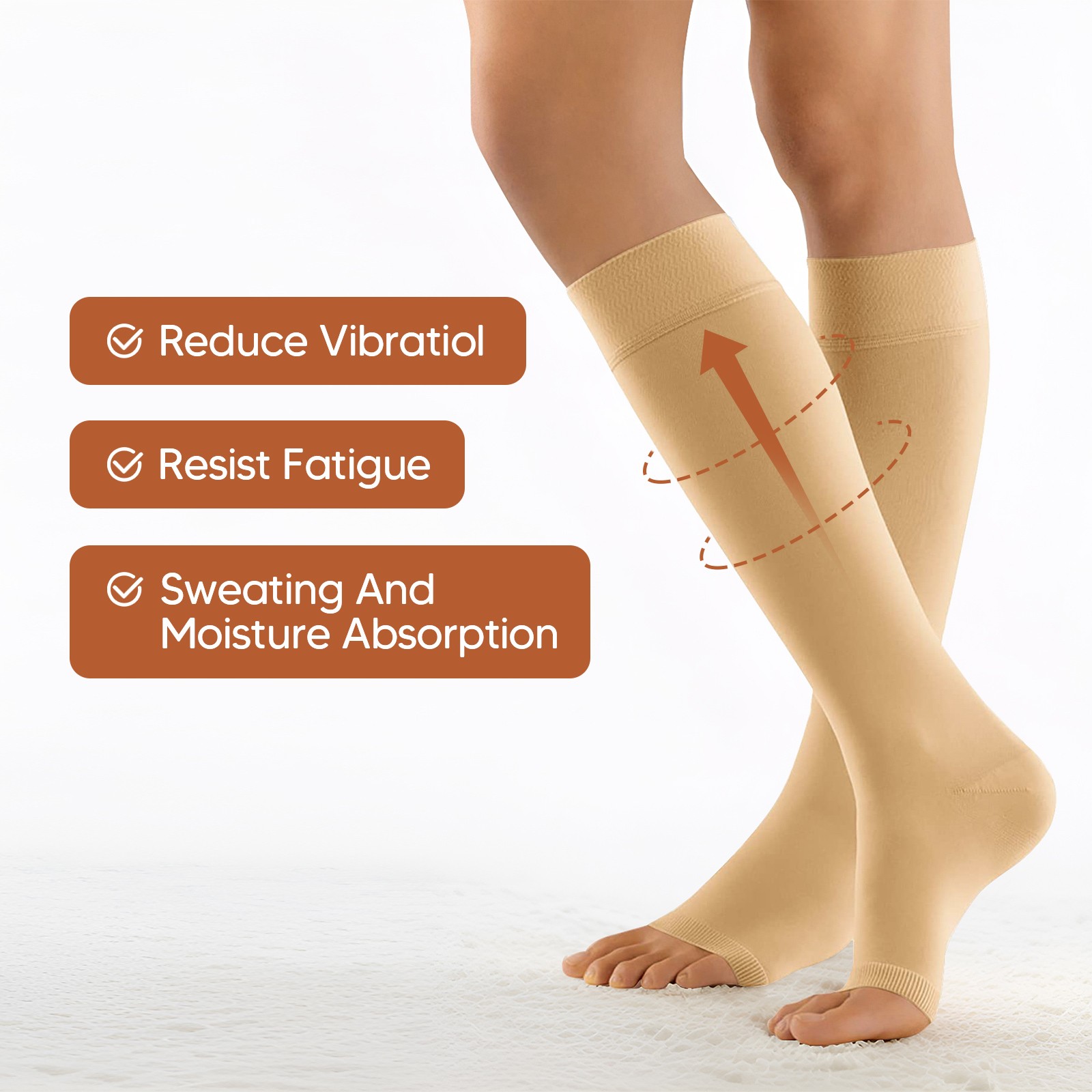23-32mmHg Compression Socks Graduated Support Socks Women Men Stretchy Stockings