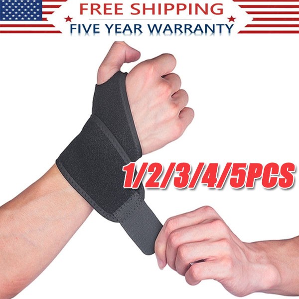 Wrist Hand Brace Support Carpal Tunnel Sprain Arthritis Gym Splint Left / Right