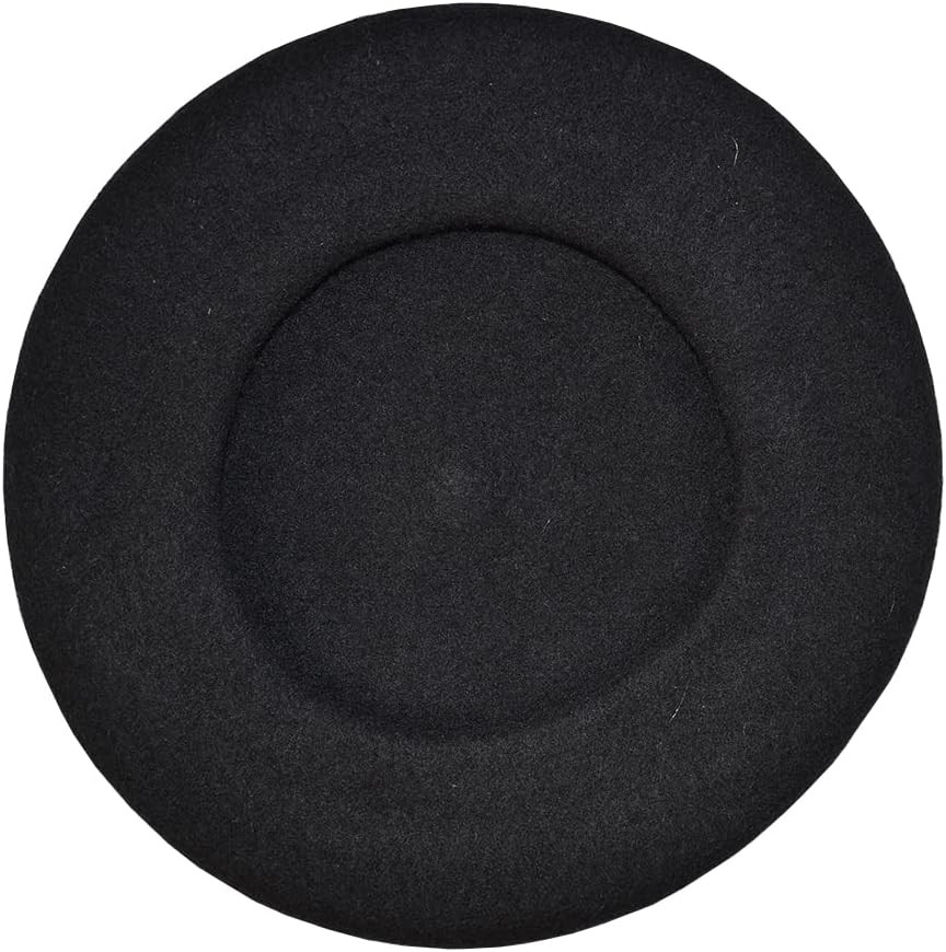 Men’s Unisex Adults Solid Color Wool Artist French Beret Hat
