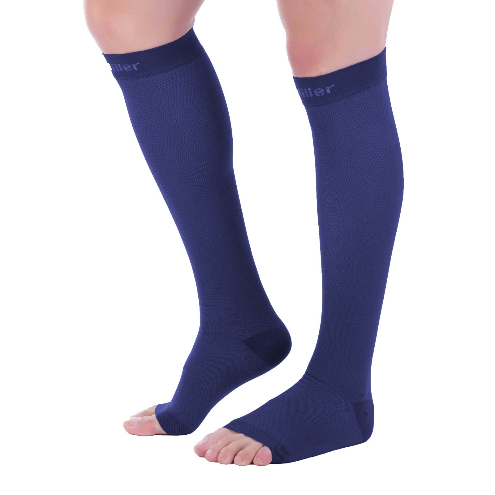 DOC MILLER MEDIAS DE COMPRESION PUNTA ABIERTA 3040mmHg MANGAS PARA DOLOR VARICES