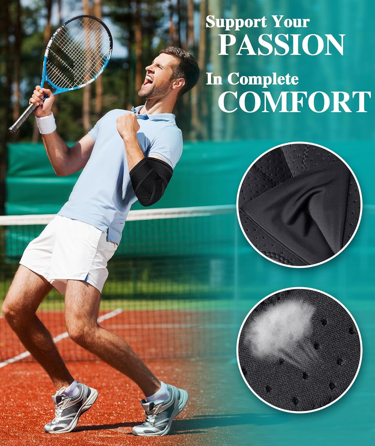 Elbow Brace for Cubital Tunnel, Ulnar Nerve Entrapment Brace, Adjustable Elbo…