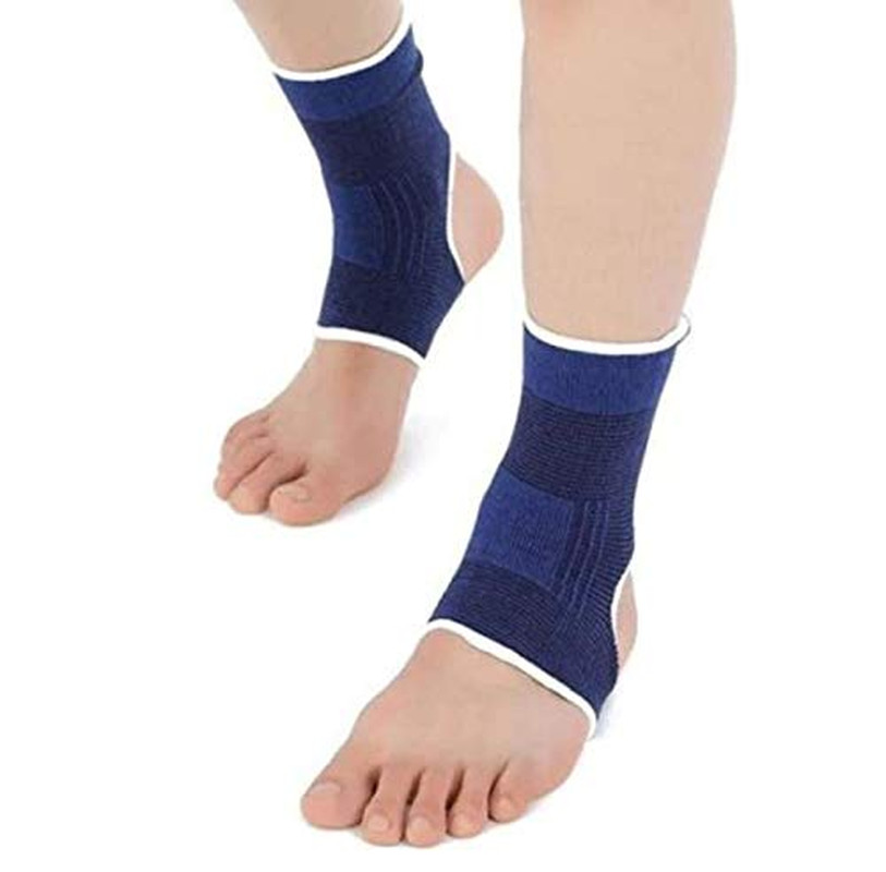 (2 Count Elastic Ankle Brace Support Compression Wrap Movement Protection Ank…