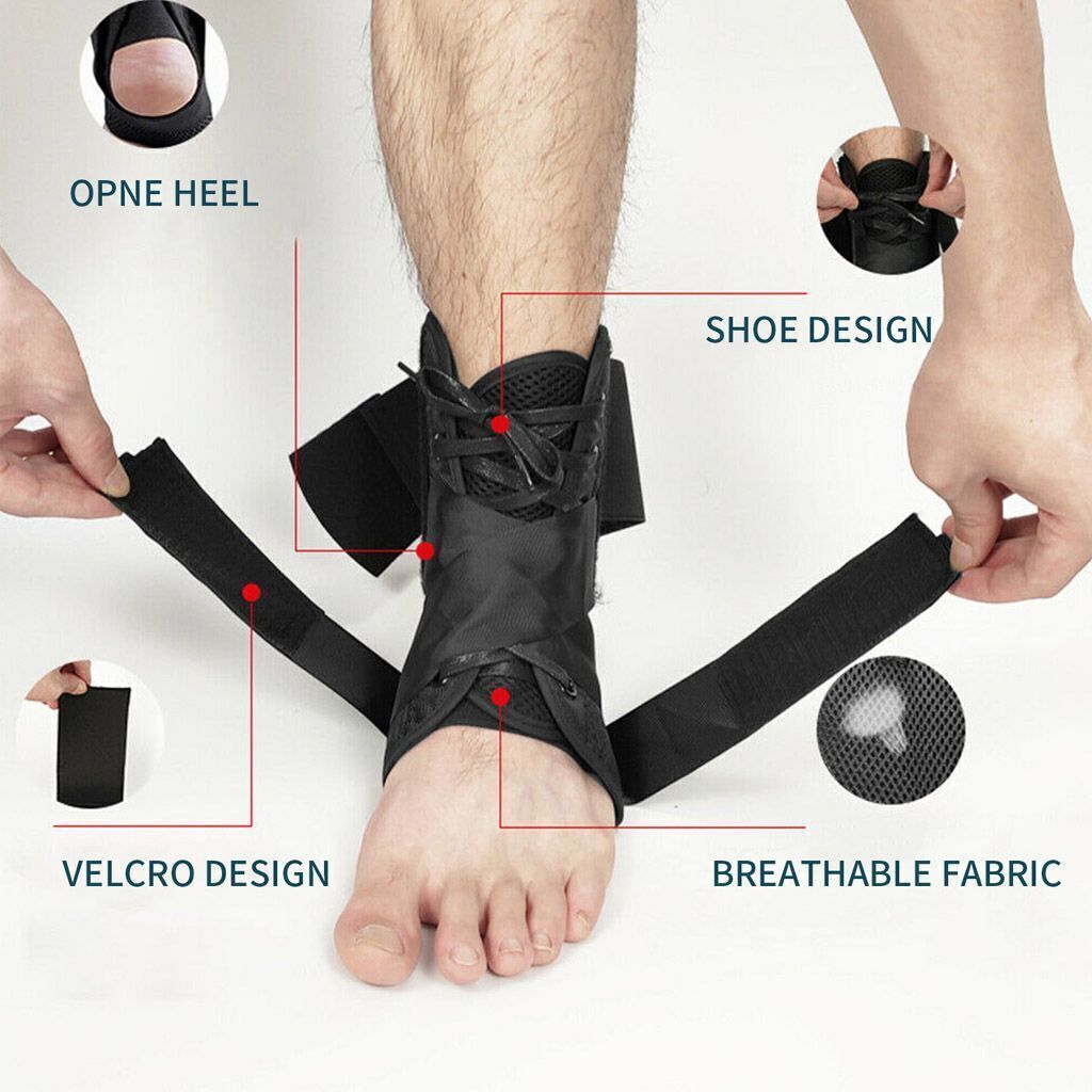Plantar Fasciitis Night Splint Adjustable Foot Drop Ankle Brace Support Toe Pain