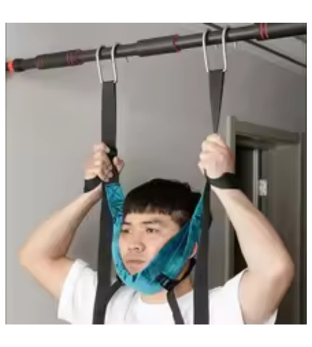 Hanging Neck Stretcher Cervical Traction Device Head Brace Support Pain Relief