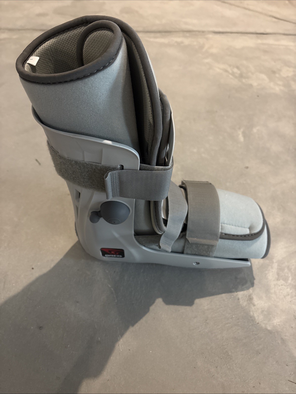 BREG Genesis Full Shell Walker BOOT 3-Strap W/Air Pump Ankle Support Size Large