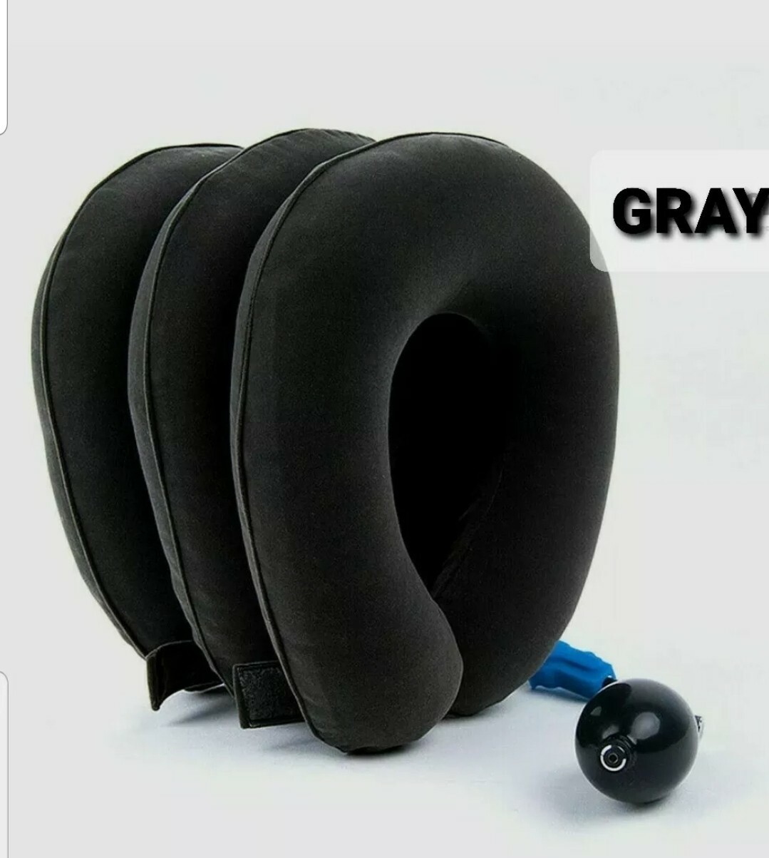 1×Adjustable Air Inflatable Cervical Collar Neck Brace Support Traction Device