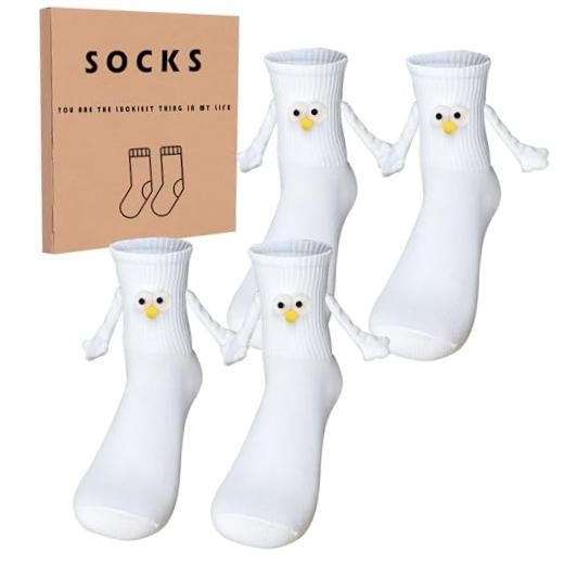 Hand Holding Socks Funny Novelty Socks For Men Women Couples Bestie Color1