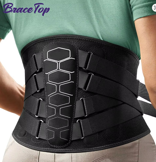 Copper Fit X-Back Brace for Lower Back Pain, Lumbar Support, (Large/XLarge)