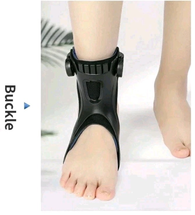 Drop Foot Brace Orthosis Ankle Support RIGHT FOOT With Buckle NOT Inflatable