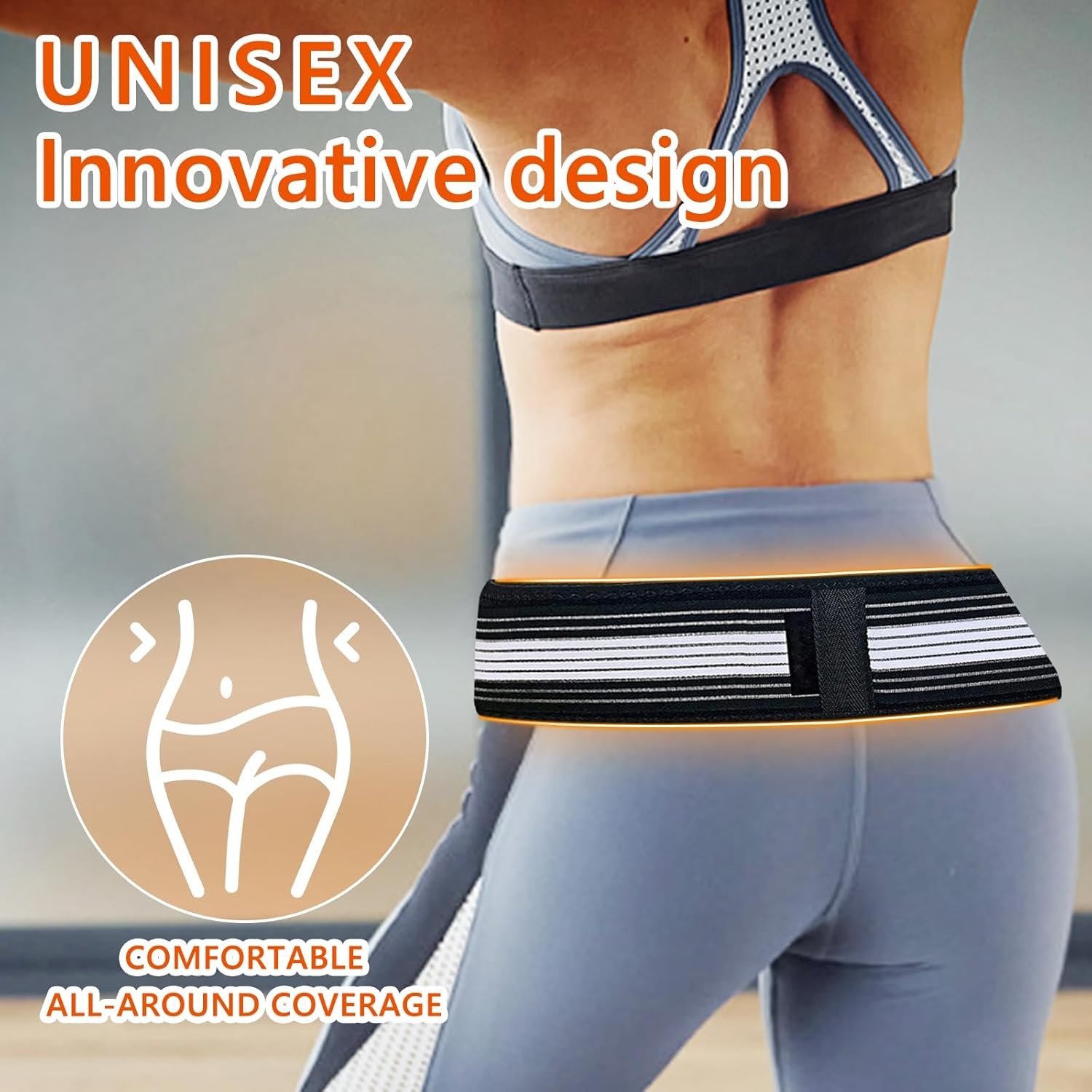 Sacroiliac SI Joint Hip Belt Sciatica Pelvis Lumbar Hip Pain Relief Lower Back
