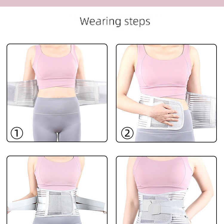 Adjustable Lower Back Brace Lumbar Support Waist Belt For Men Women Pain Relief