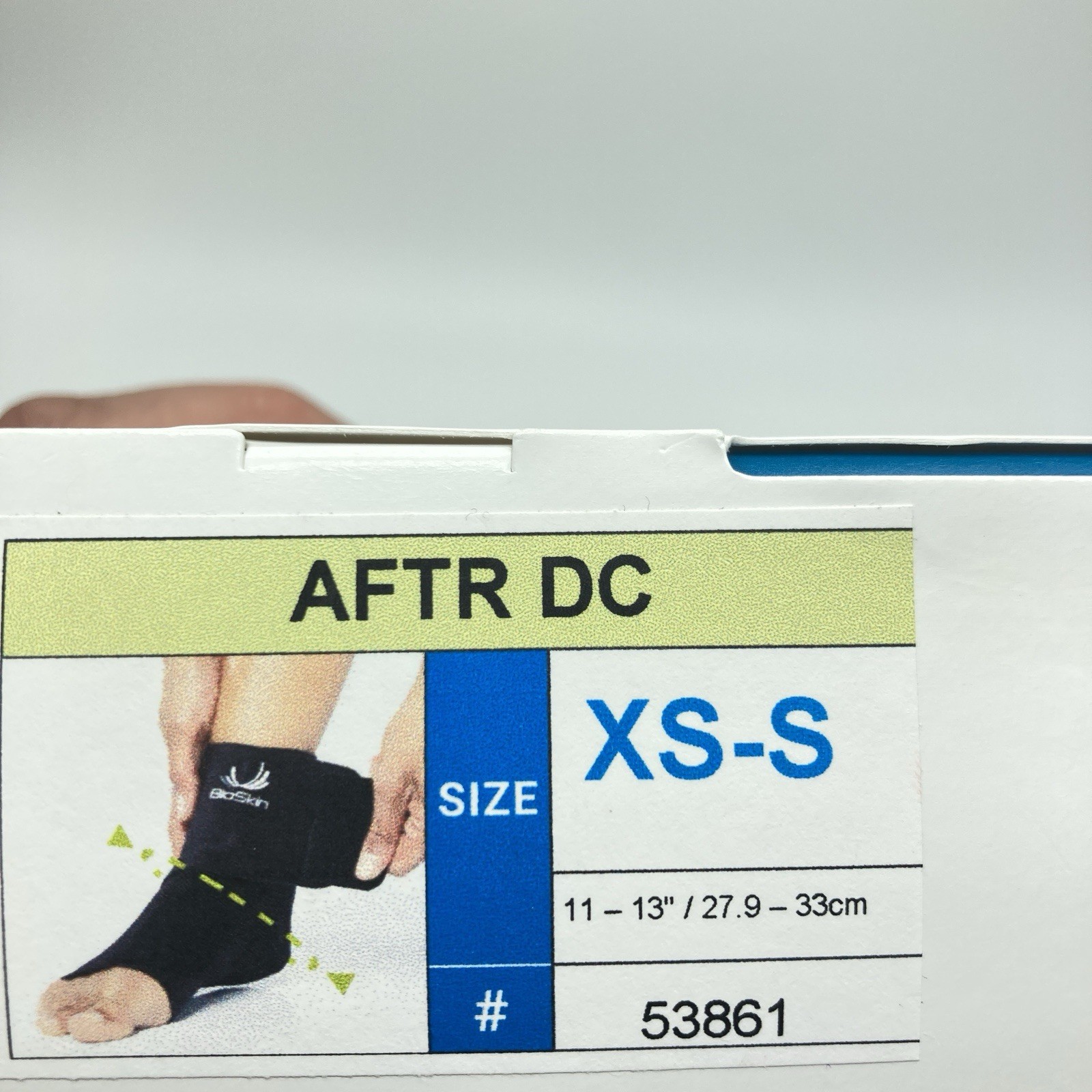 BioSkin AFTR DC Ankle Compression Brace Ankle Wrap Post Injury Relief Small / XS