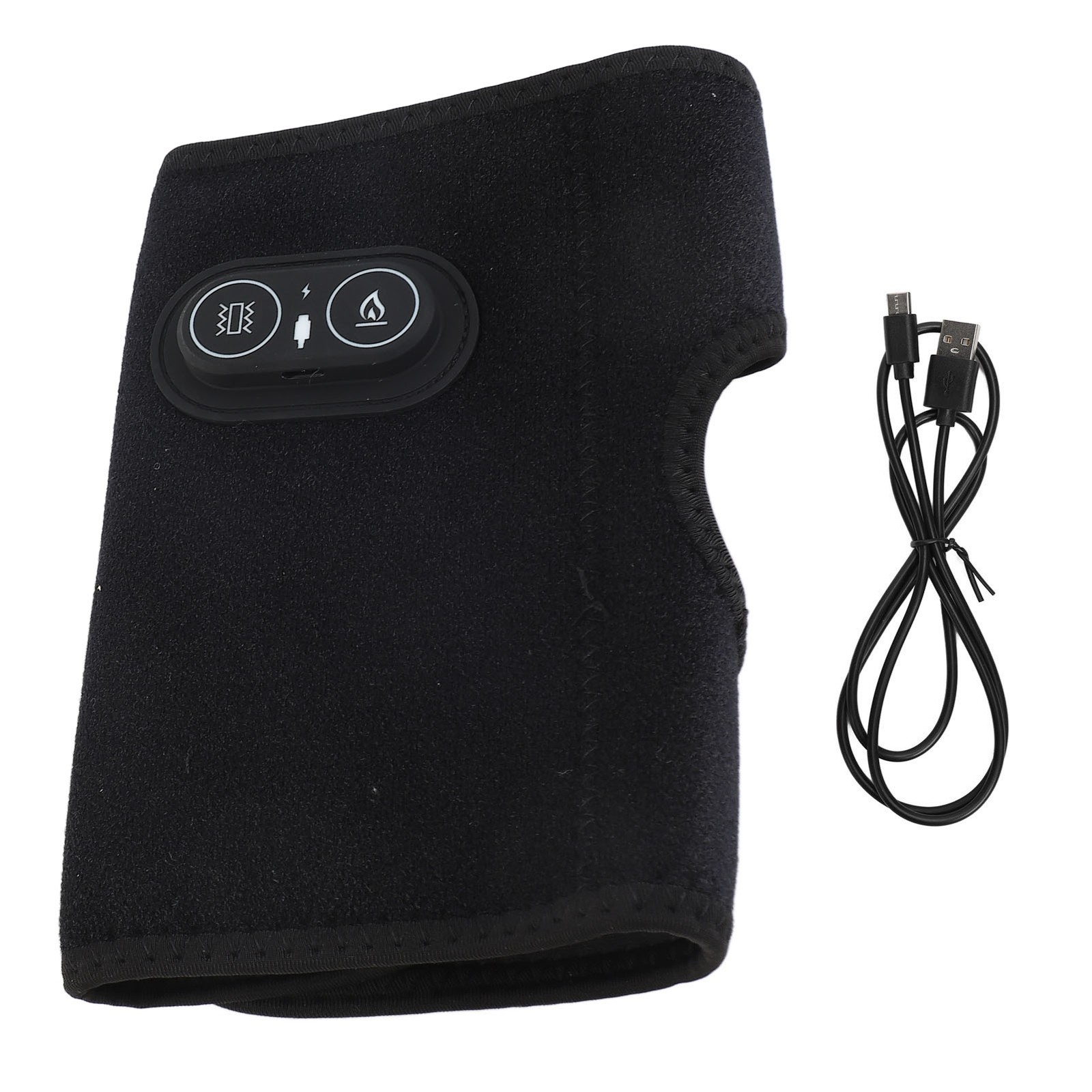 Heated Elbow Brace Adjustable Hot Compress Vibration Elbow Wrap Pad WT