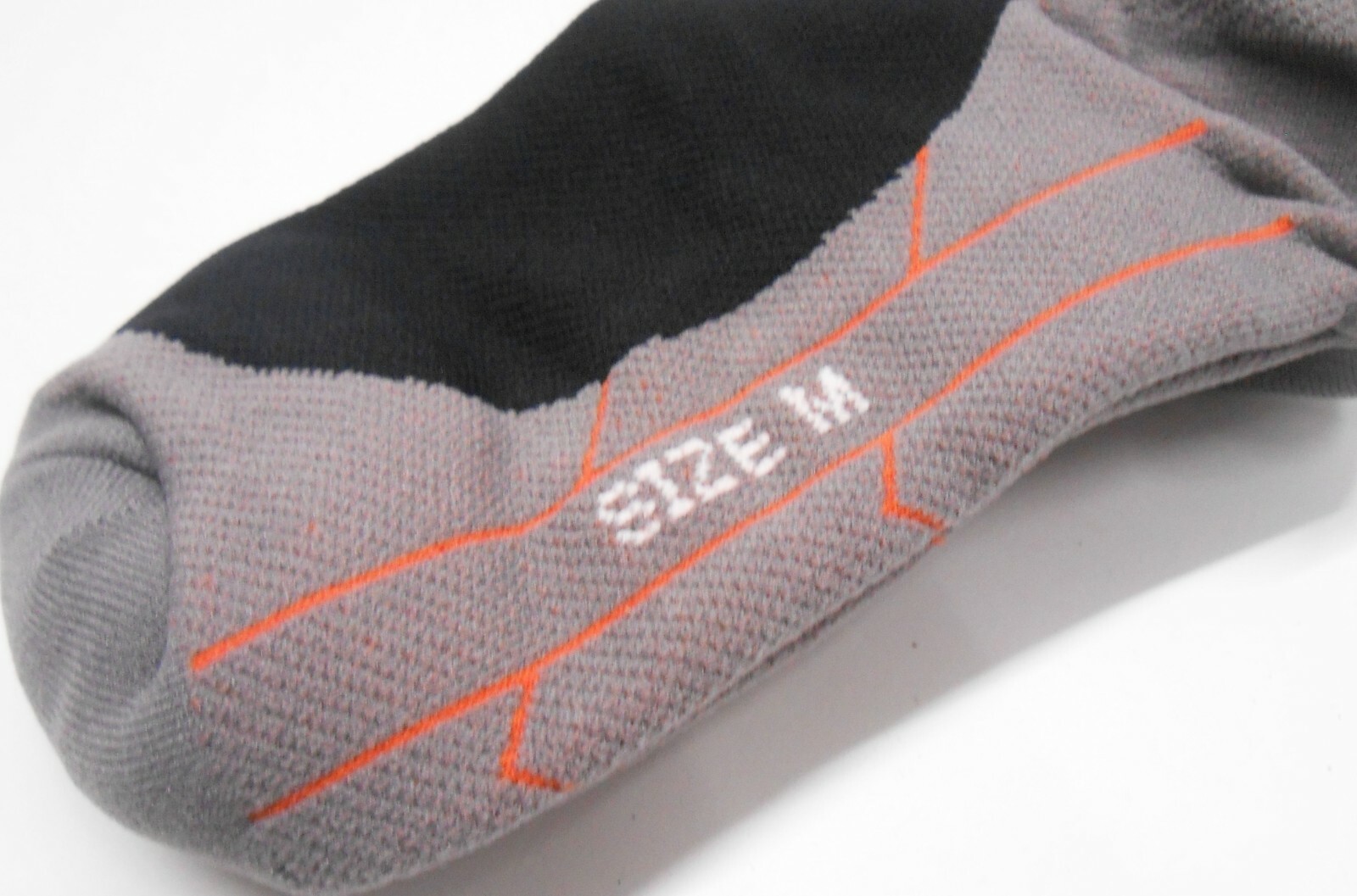 TAC Compression 20-30 mmHg Socks (Pumpkin Orange and black) Size: M