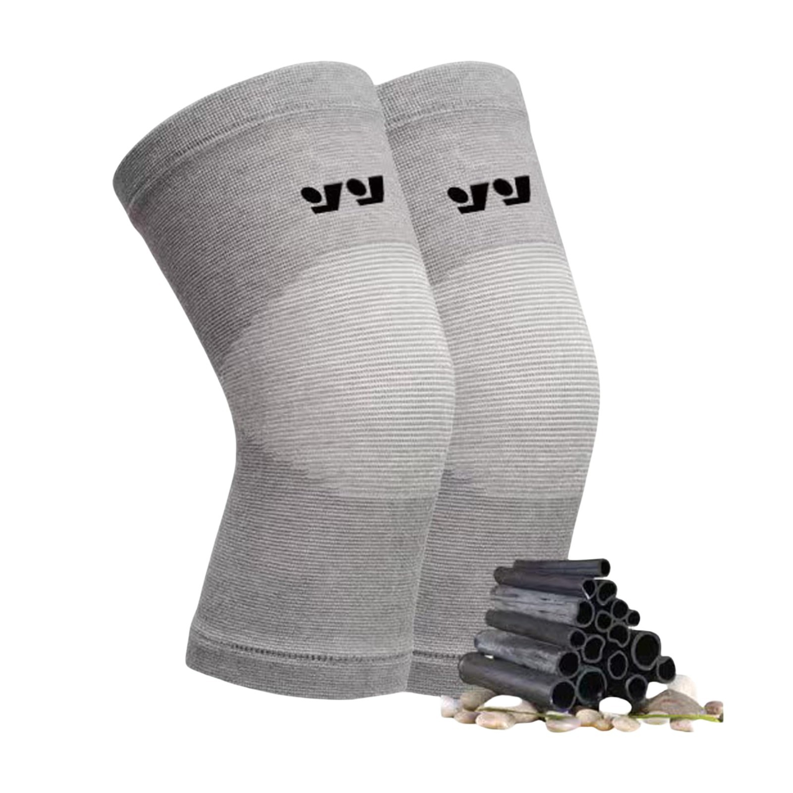 Bamboo Knee Compression Sleeve for Men & Women – Anti-Slip Elastic Sport Brace –