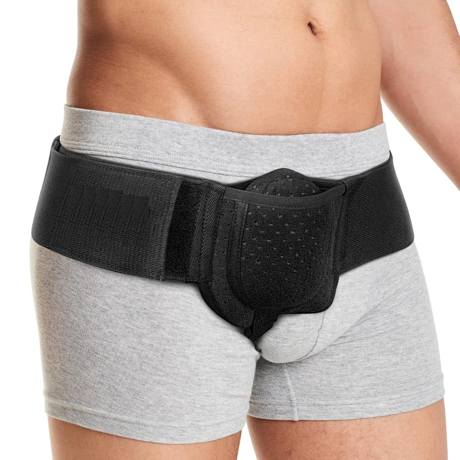 Single Inguinal Hernia Support – Groin Hernia Belt/Truss Brace – Pain Relief