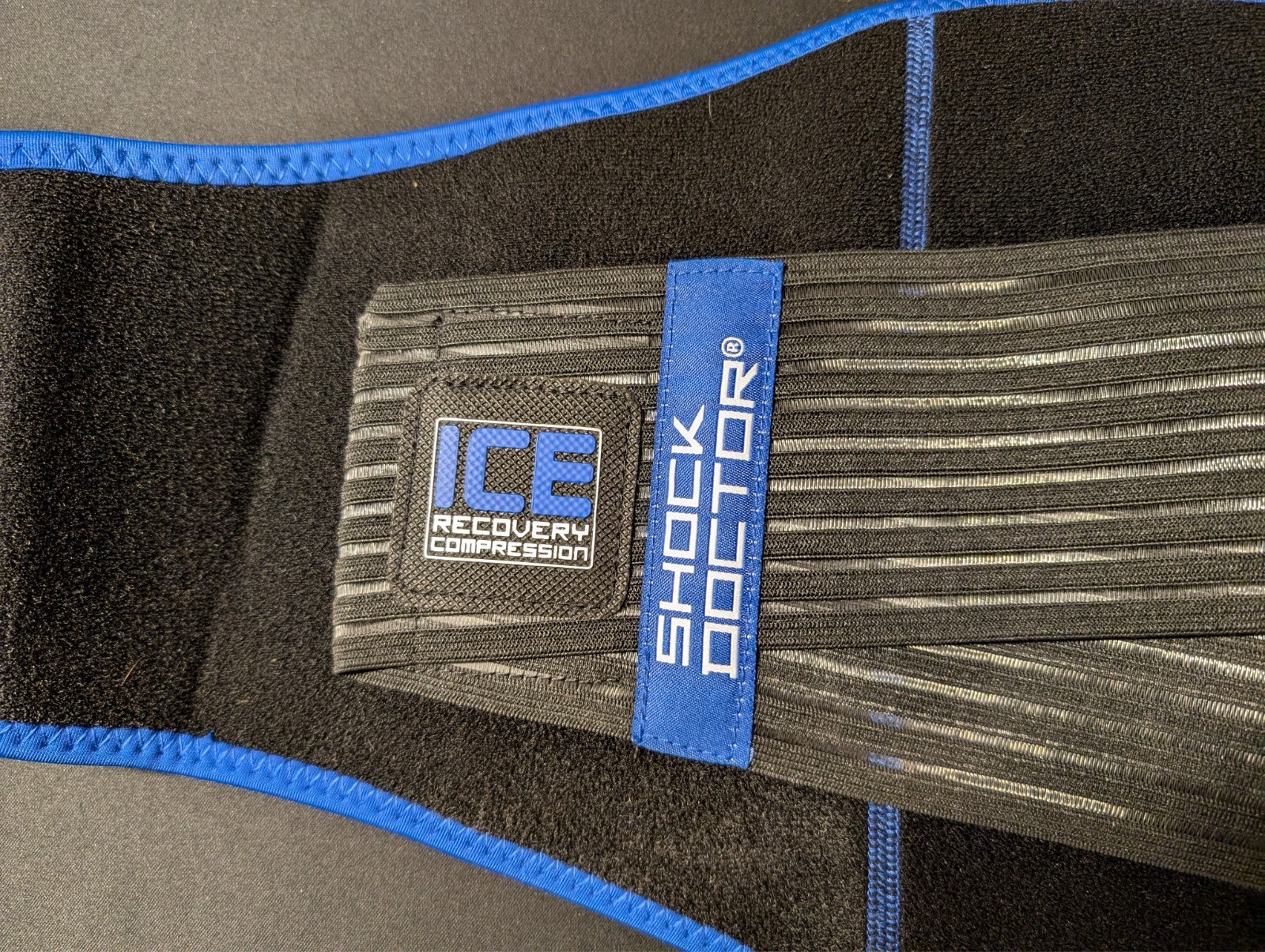 Shock Doctor Lower Back Support Belt Ice Wrap Compression Brace No Ice Pack
