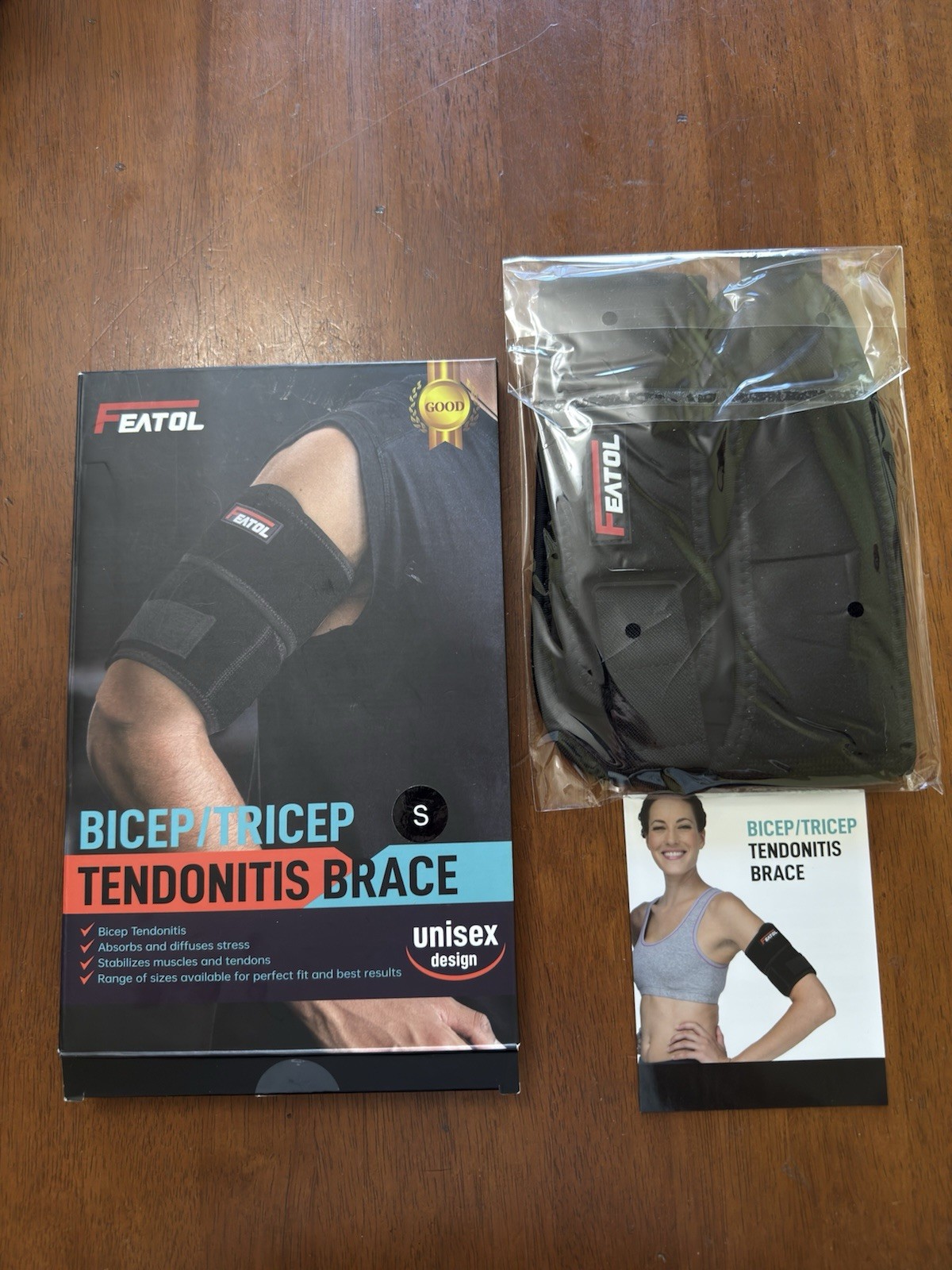 FEATOL BICEP/TRICEP Tendonitis Size S Brace