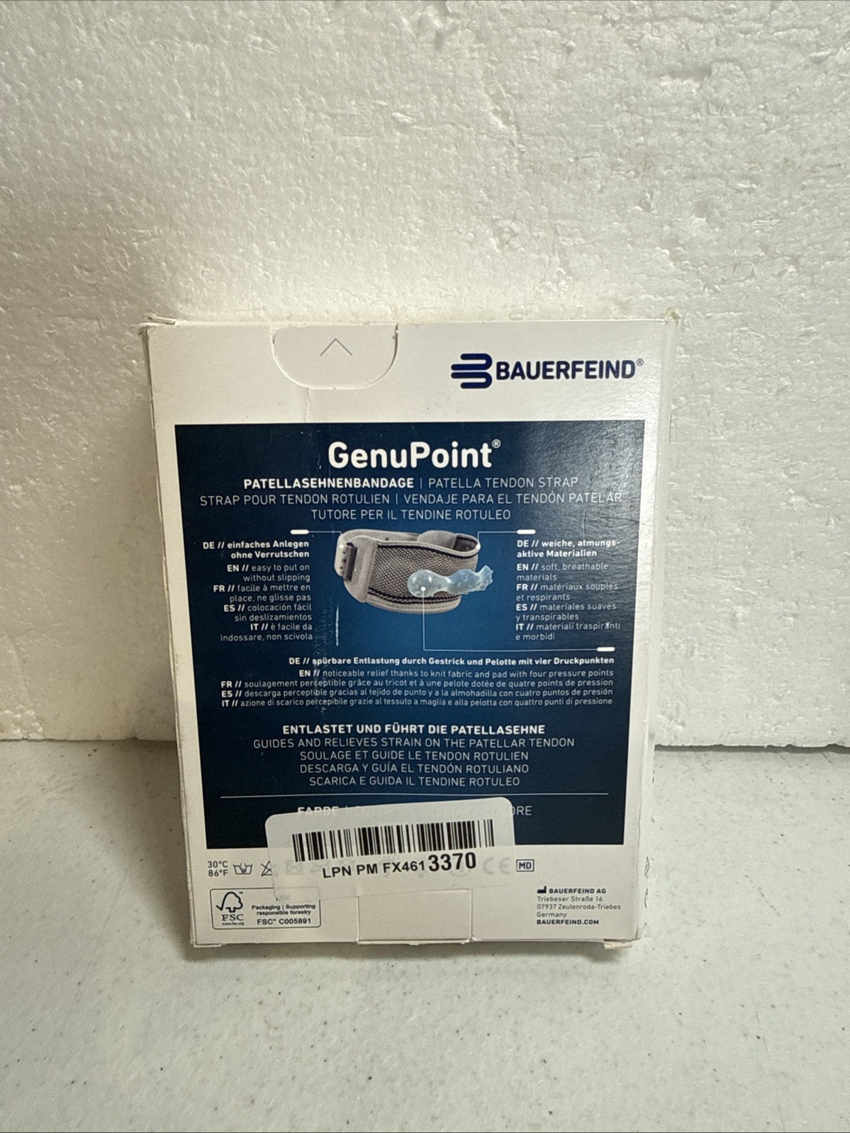 Patellasehnenbandage Bauerfeind GenuPoint Sz3